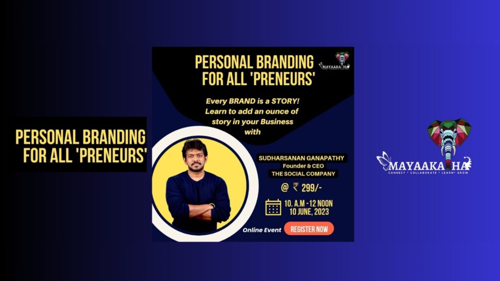Sudharsanan Personal branding